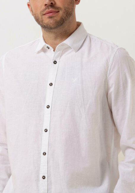 Ecru PME LEGEND Casual-Oberhemd LONG SLEEVE SHIRT CTN/LINEN - large