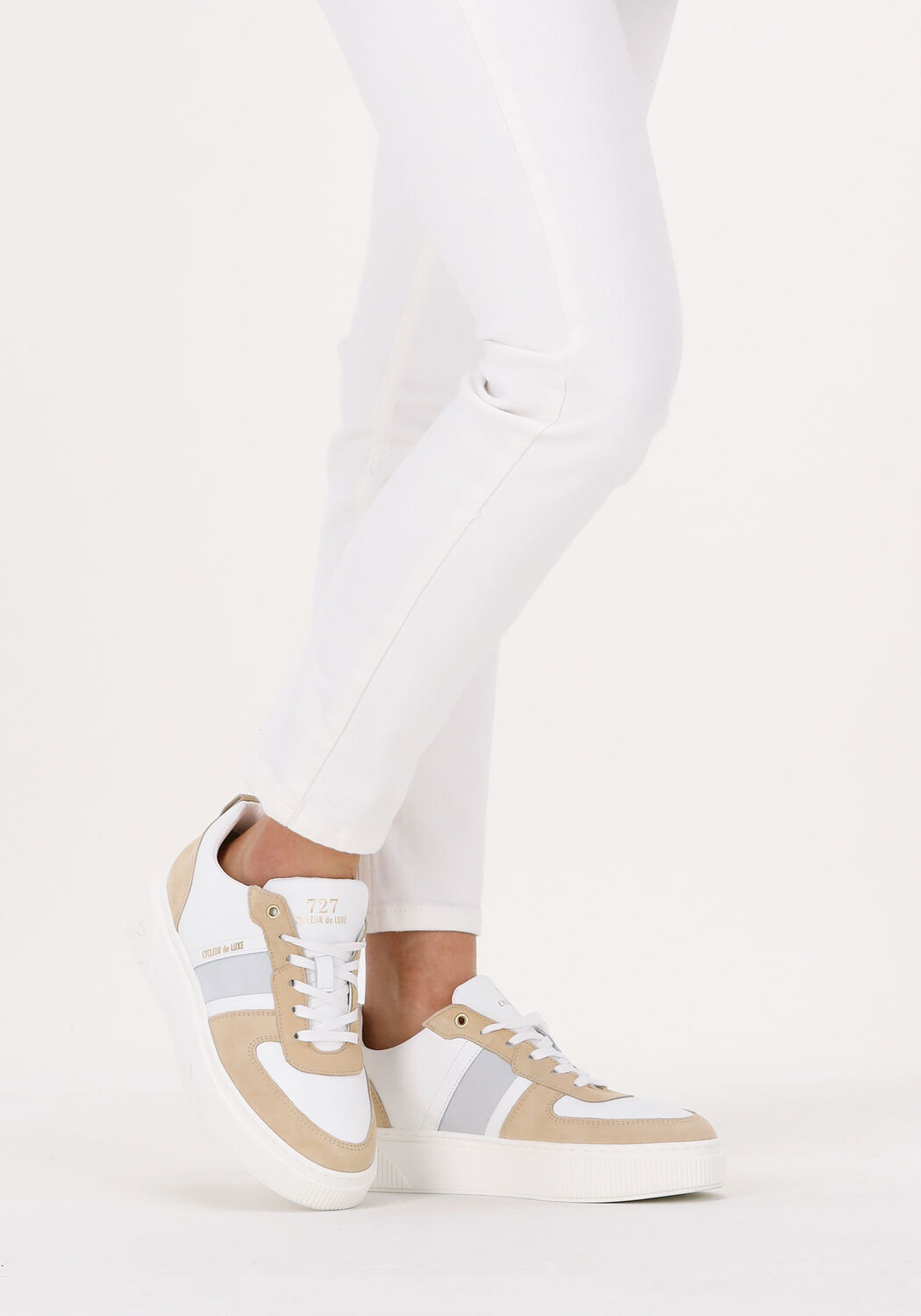 Beige CYCLEUR DE LUXE Sneaker Low PANACHE - large