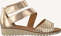 Goldfarbene GABOR Flache Sandalen 582 Goldfarbene GABOR Flache Sandalen 582 - medium