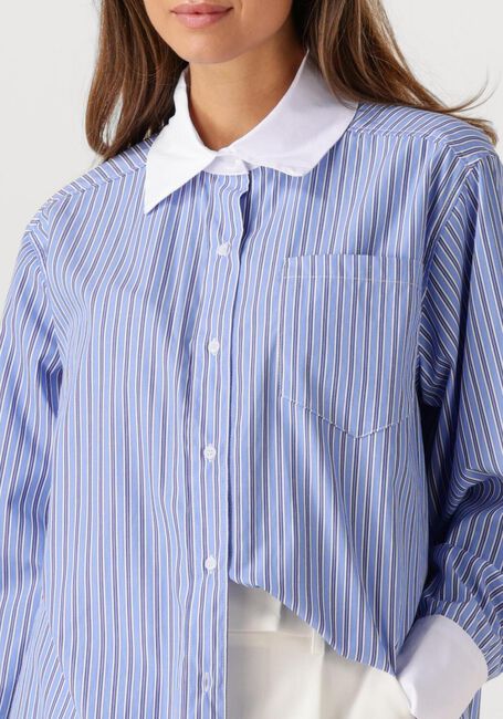 Hellblau OMODA ATELIER Blusen OM-ISOLDE X IRIS - large