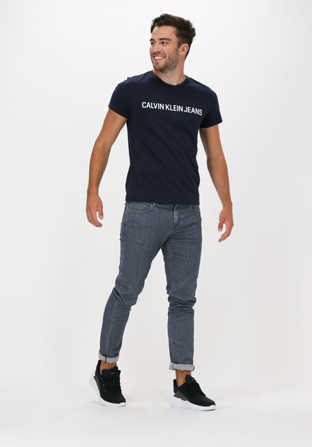 Blaue CALVIN KLEIN T-shirt INSTITUTIONAL L - large