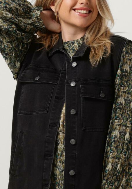 Schwarze CIRCLE OF TRUST Gilet JAMES DENIM GILET - large