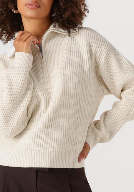 Creme ENVII Pullover ENWASHINGTON LS HALF ZIP KNIT 7284 - large