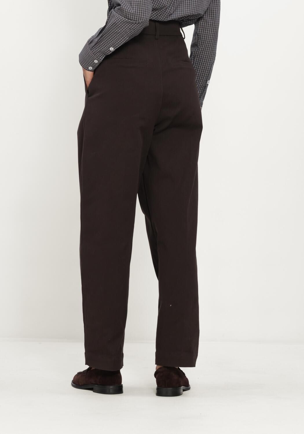Braune JANICE Hose BARREL BALTI - large