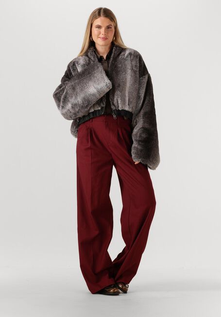 Graue EST'SEVEN Fake-Fur-Jack KINSKI WILD JACKET - large