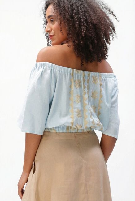 Blaue GREEK ARCHAIC KORI Tops & T-shirts S26K-2144037 - large