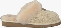 Weiße UGG Hausschuhe COZY KNIT CABLE - medium