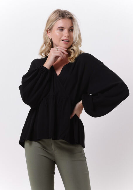 Schwarze MINIMUM Bluse LILASA 9611 - large