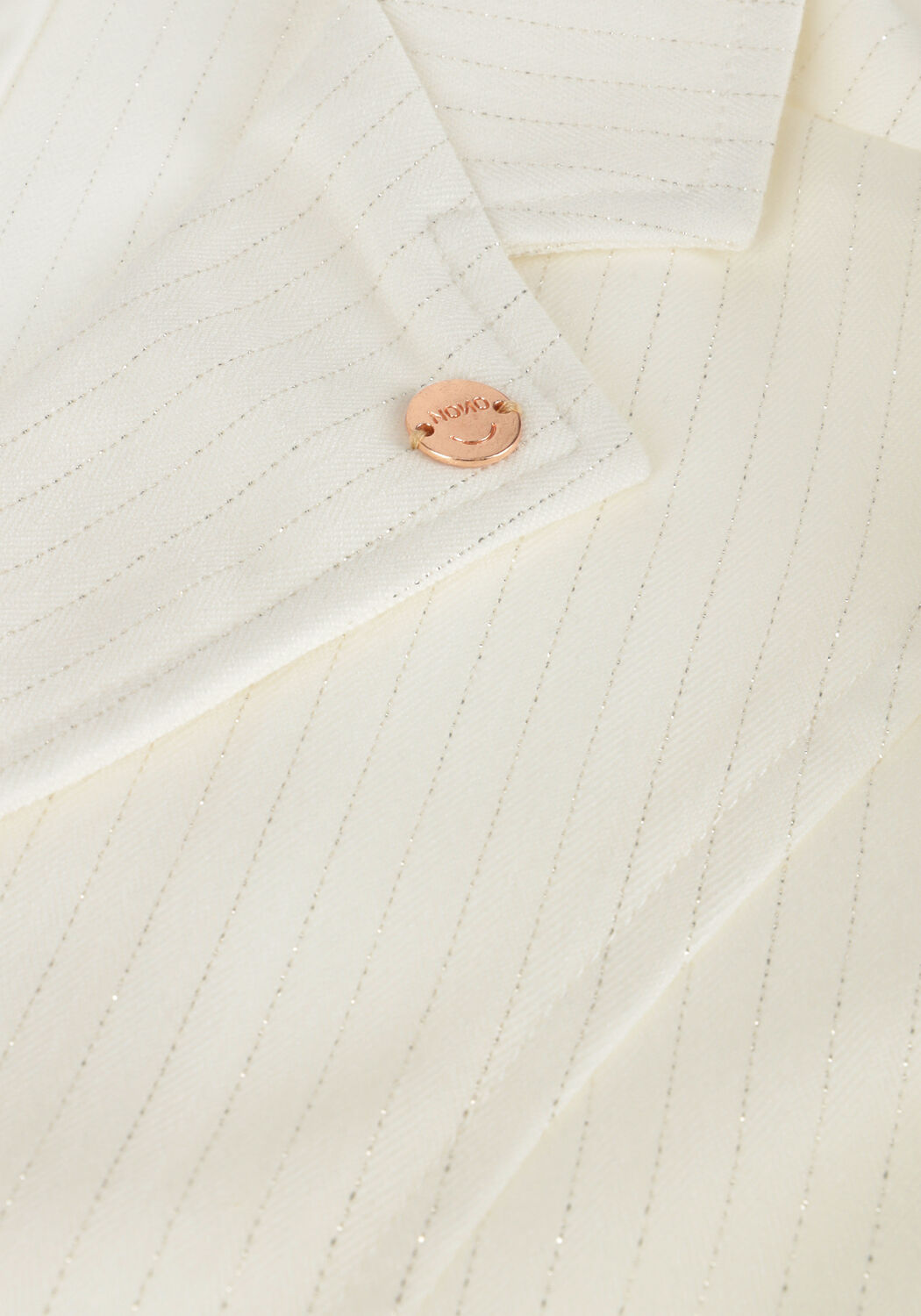 Wei&szlig;e NONO Blazer DIP GIRLS LUREX PINSTRIPE BLAZER WHITE - large