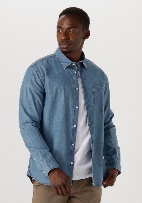 Blaue SELECTED HOMME Casual-Oberhemd SLHREGCARLO DENIM LS SHIRT NOOS - large
