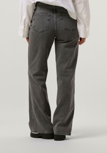 Hellgrau SELECTED FEMME Wide jeans SLFELOISE HW WIDE LIGHT GREY JEANS - large