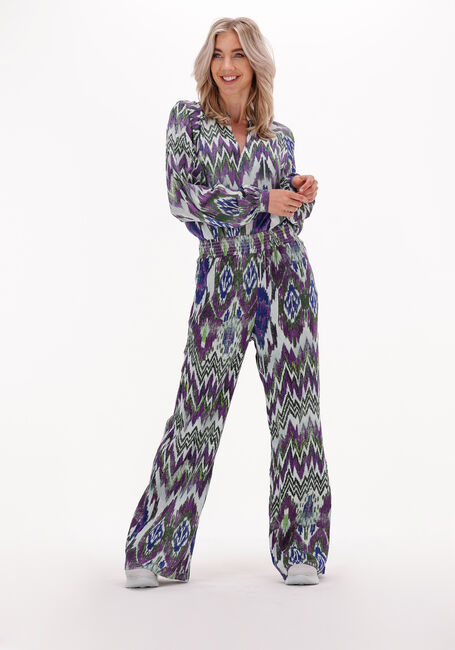 Mehrfarbige/Bunte ALIX THE LABEL Blusen LADIES WOVEN IKAT RAGLAN BLOUSE - large