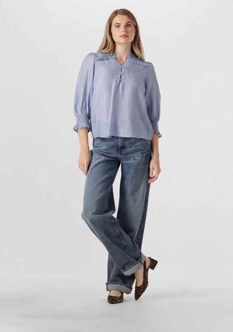 Hellblau CO'COUTURE Blusen CHARLIECC FRILL SS SHIRT - large
