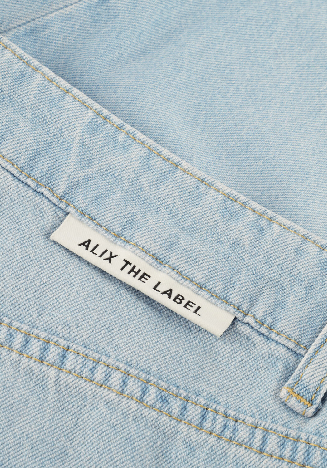 Hellblau ALIX THE LABEL Wide jeans LADIES WOVEN FLOWY DENIM PANTS - large