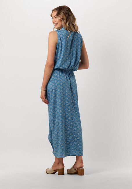 Blaue SISSEL EDELBO Midikleid UNO LONG DRESS - large