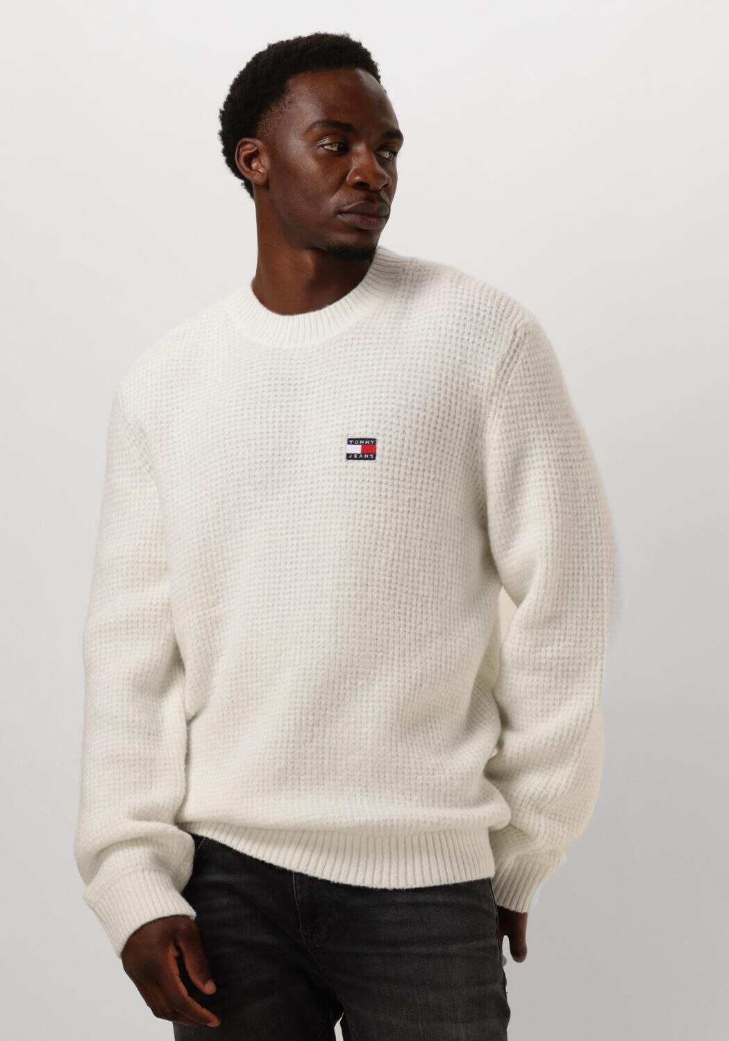 weiBe tommy jeans pullover tjm reg waffle sweater
