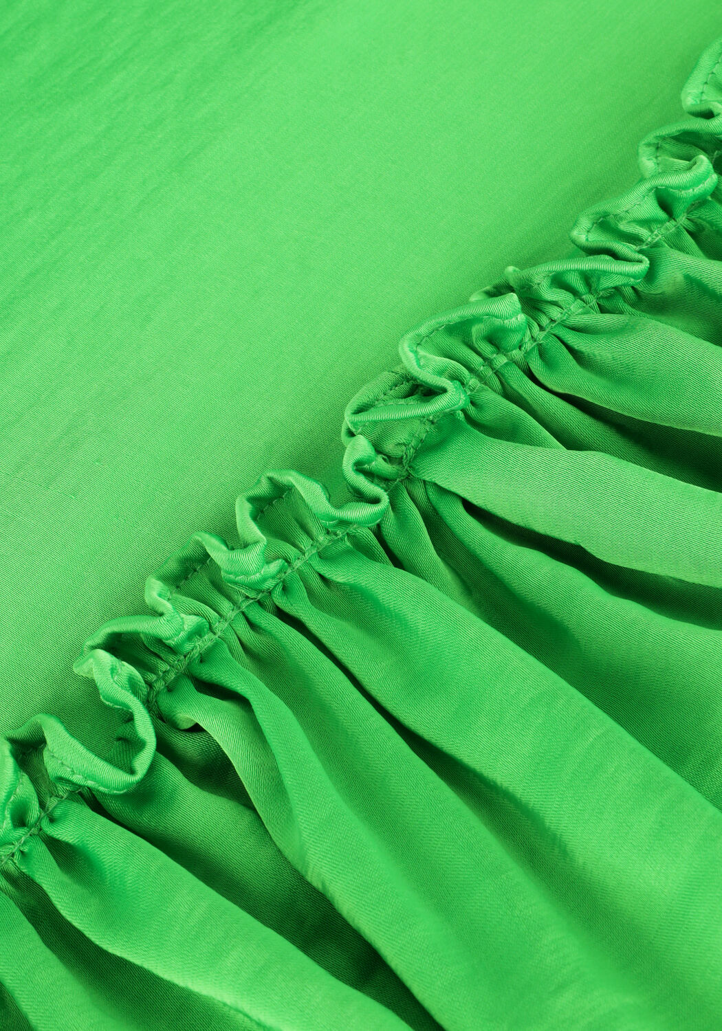 Gr&uuml;ne Y.A.S. Minikleid YASELEANOR SL HALTERNECK DRESS - large