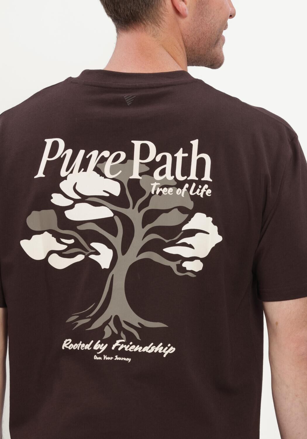 Braune PURE PATH T-shirt TREE OF LIFE - large