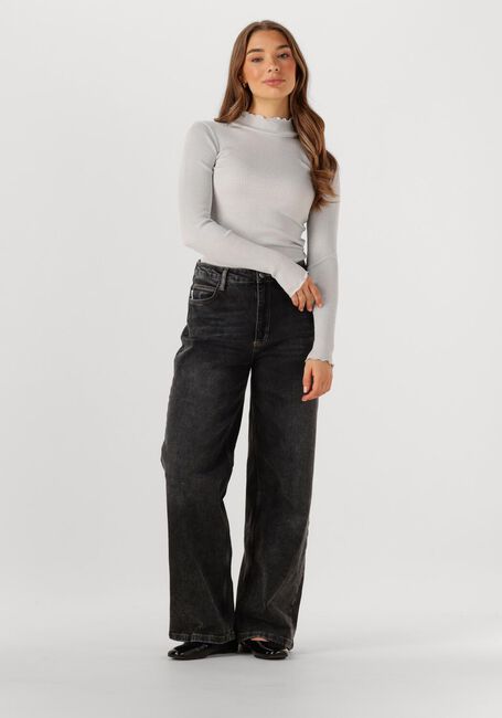Hellgrau ROSEMUNDE Top BOSTON TURTLENECK W/ LUREX - large