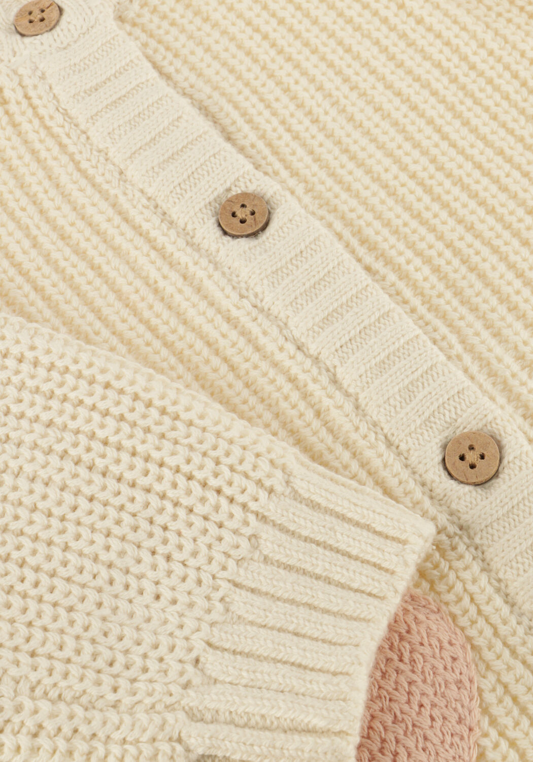 Creme LIL' ATELIER Strickjacke NBFEMLEN LEN LS KNIT CARD LIL - large