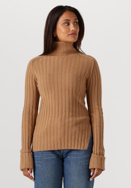 Camelfarbene VANESSA BRUNO Rollkragenpullover FAUCON - large