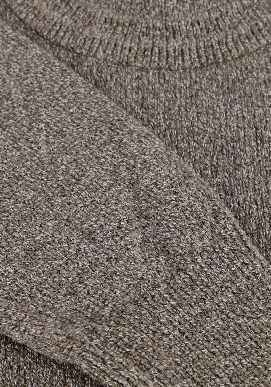 Braune CAST IRON Pullover MOCK NECK REGULAR FIT COTTON MIX - large