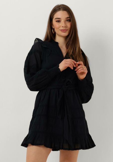Dunkelblau NEO NOIR Minikleid SALLI S VOILE DRESS - large