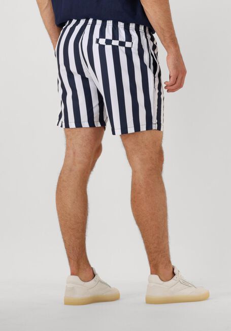 Blaue SHIWI Badehosen MEN SWIMSHORT BROAD STRIPE - large