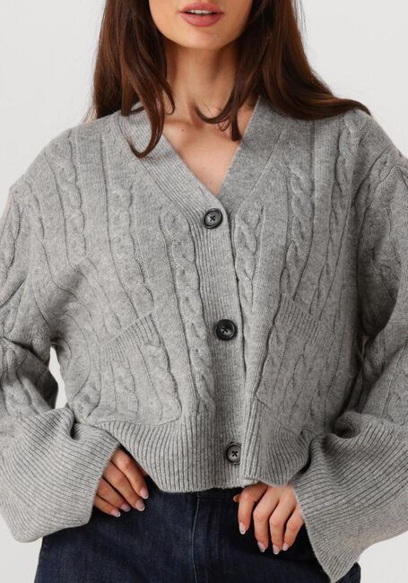 Hellgrau SECOND FEMALE Strickjacke ALPHINE KNIT CARDIGAN - large