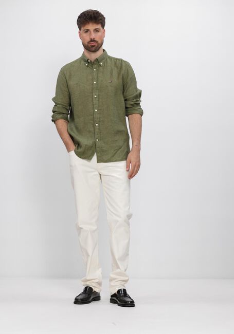 Gr&uuml;ne TOMMY HILFIGER Casual-Oberhemd PIGMENT DYED LI SOLID RF SHIRT - large