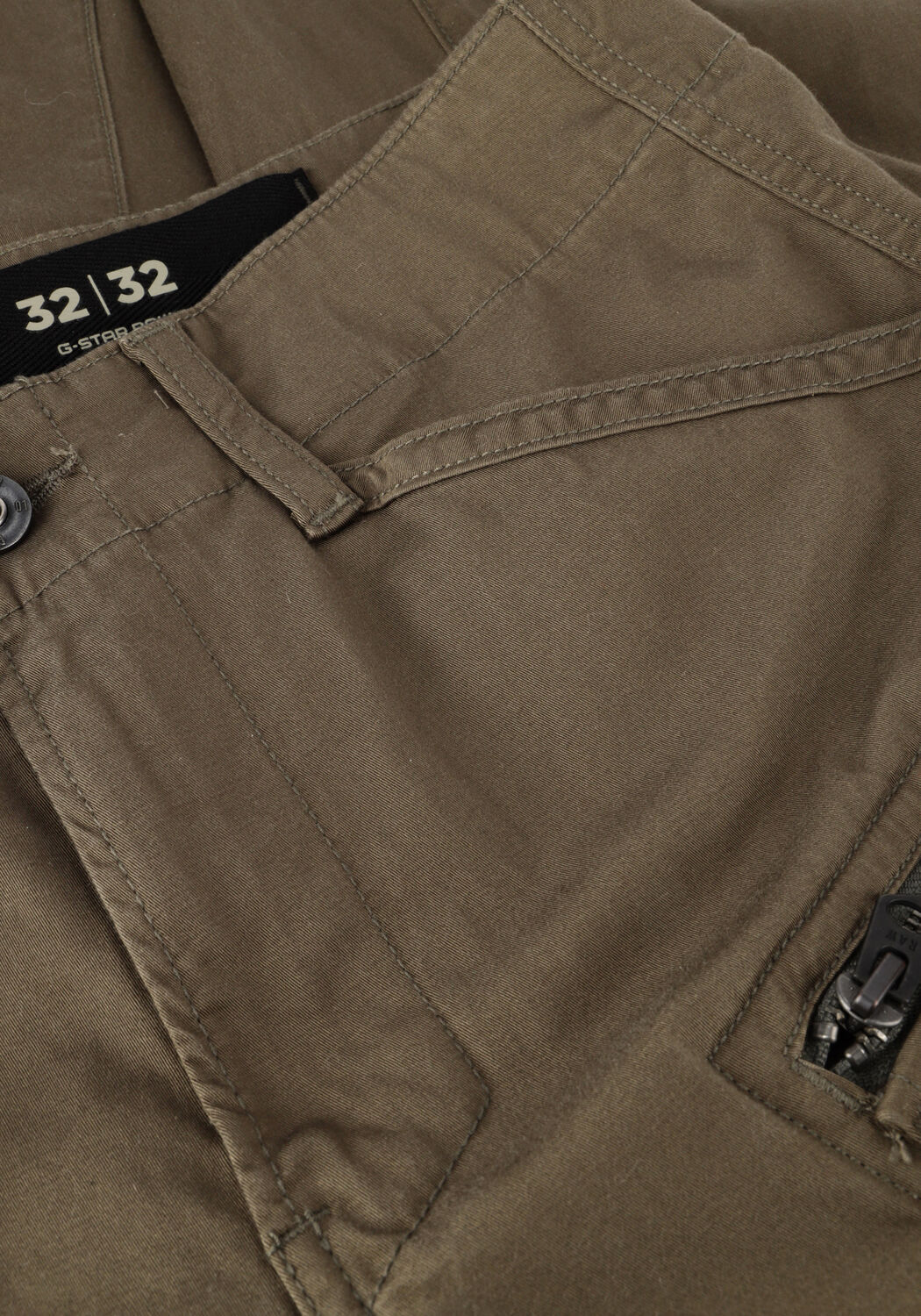 Dunkelgr&uuml;n G-STAR RAW Cargohosen ROVIC ZIP 3D REGULAR TAPERED - large