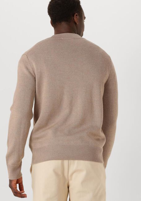 Beige SELECTED HOMME Strickjacke SLHTRAY LS MERINO CHUNKY V-NECK CARDIGAN - large