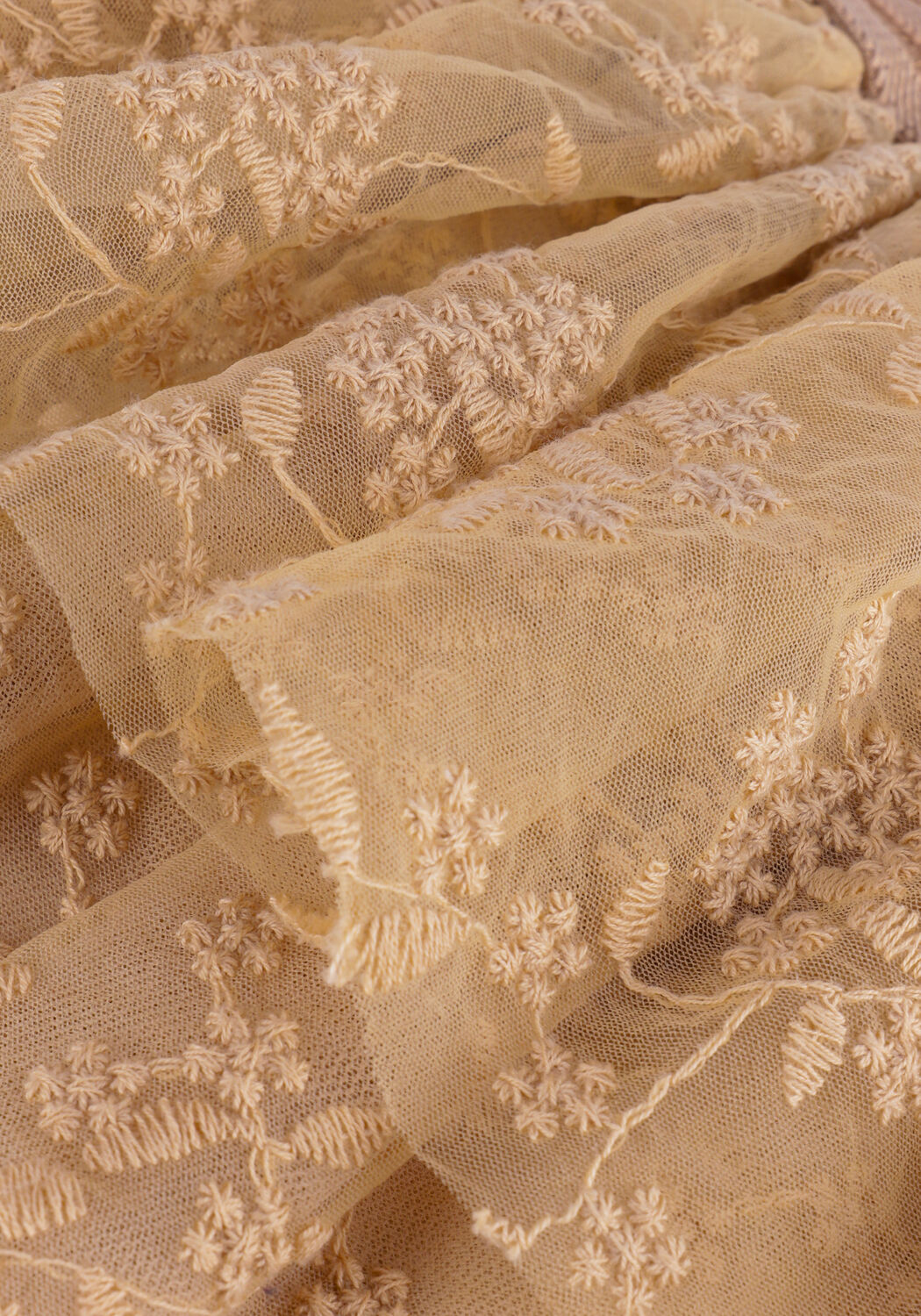 Sand LIL' ATELIER Minirock NMFROA TULLE SKIRT - large