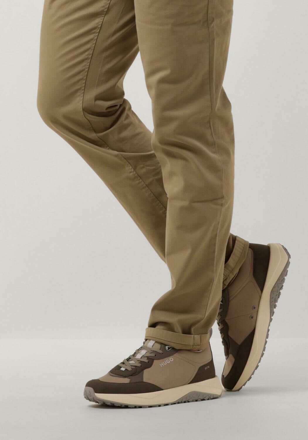 Graue HUGO Sneaker Low KANE RUNN - large