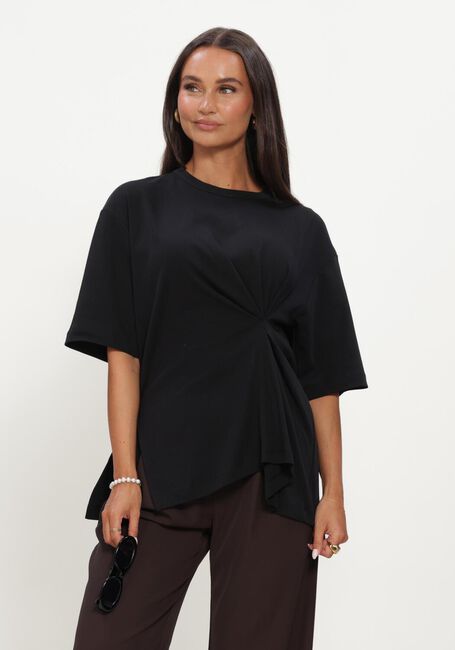 Schwarze CO'COUTURE Tops & T-shirts MEDAXCC ASYM TEE - large