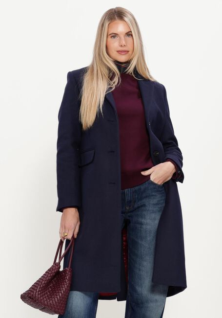 Dunkelblau TOMMY HILFIGER M&auml;ntel WOOL CLASSIC SB COAT - large