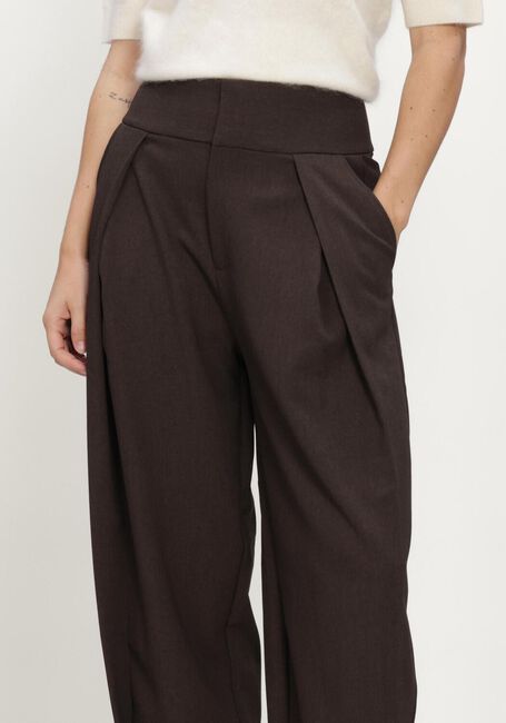 Braune HAUTE L'AMITI&Eacute; Hosen ZEPPE PLEAT TALL PANT - large