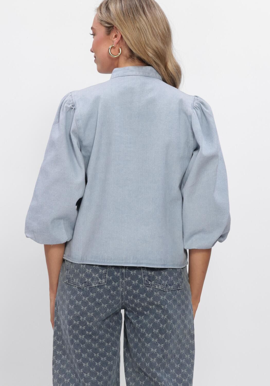 Blaue MINUS Blusen MSNEW SOLENE DENIM SHIRT - large