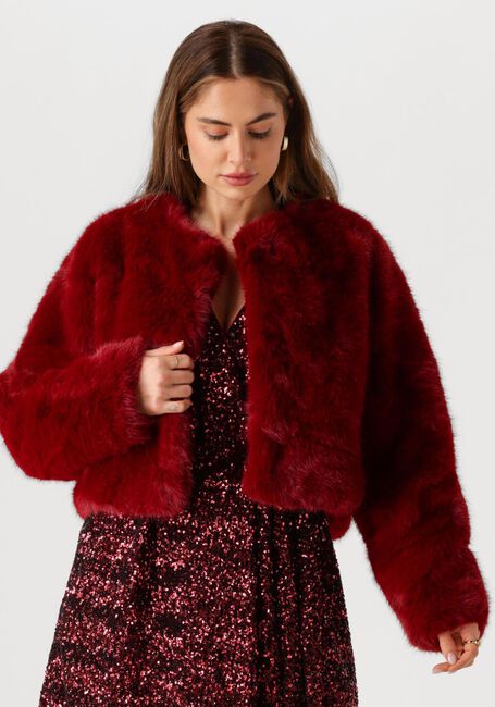 Rote OMODA ATELIER Fake-Fur-Jack X IRIS - IMRE - large