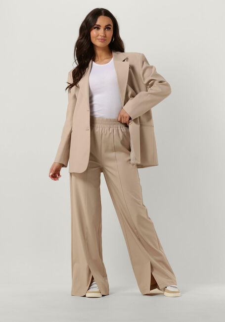 Sand ALIX THE LABEL Blazer LADIES WOVEN PATCH BLAZER - large