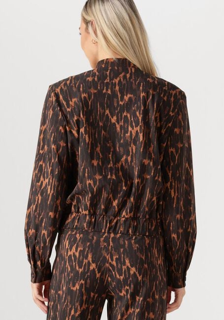 Braune STUDIO ANNELOES Jack ELLIOT ANIMAL BOMBER JACKET - large