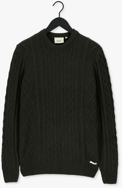 Olive FORÉT Pullover GROW WOOL CABLE KNIT - large