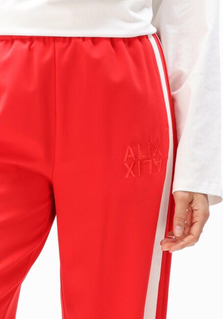 Rote ALIX THE LABEL Hosen LADIES WOVEN STRASS STRIPE PANTS - large