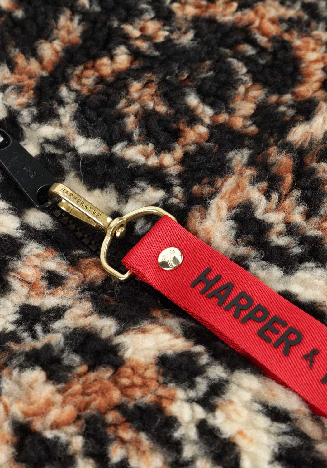 Mehrfarbige/Bunte HARPER & YVE Teddy-Jacke DAGMAR-CA - large