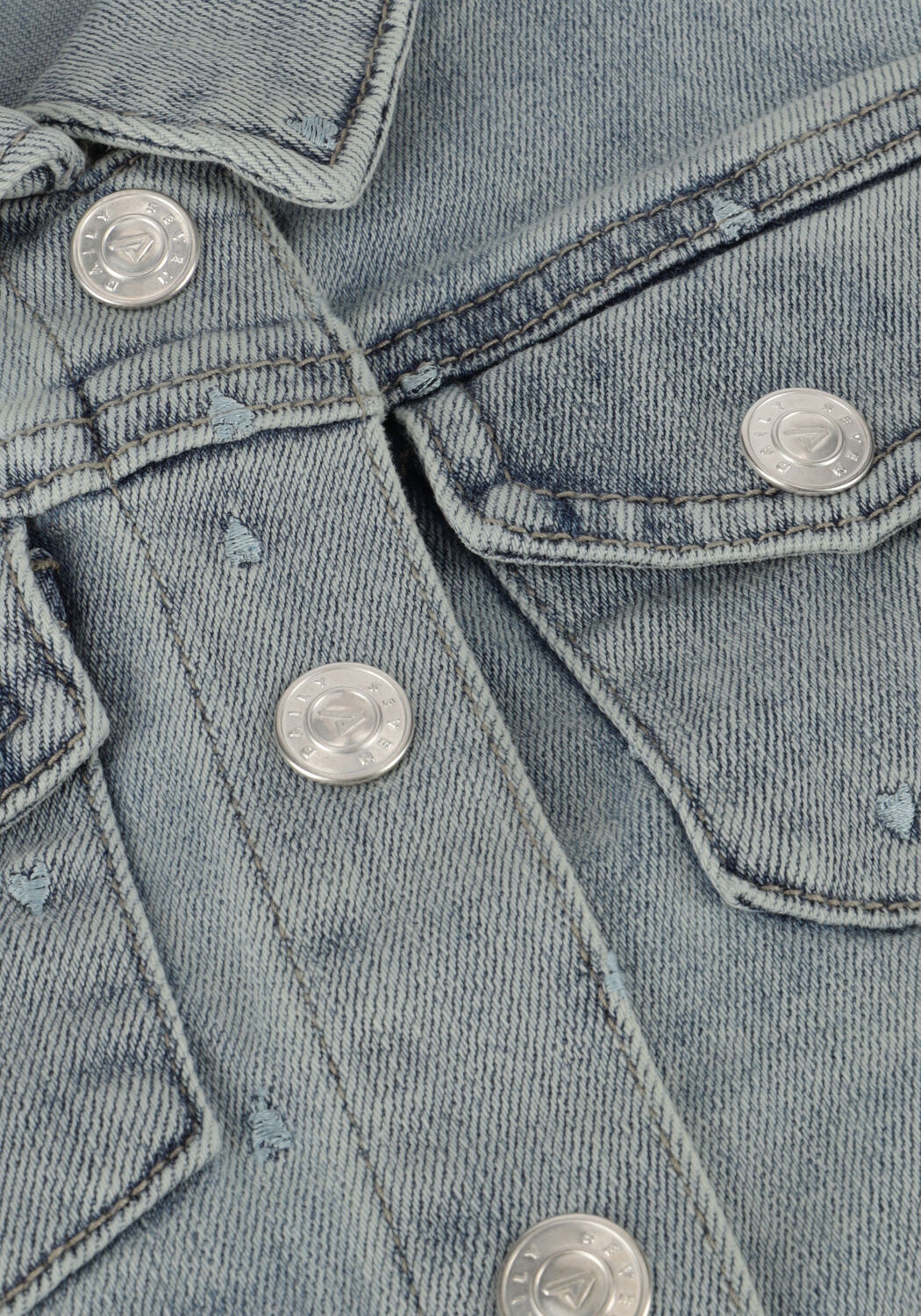 Blaue DAILY7 Gilet DENIM GILET ALLOVER PRINT - large