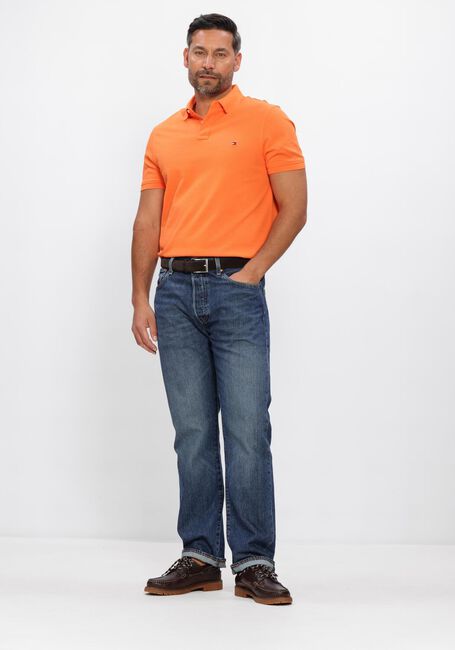 Orangene TOMMY HILFIGER Polo-Shirt 1985 REGULAR POLO - large