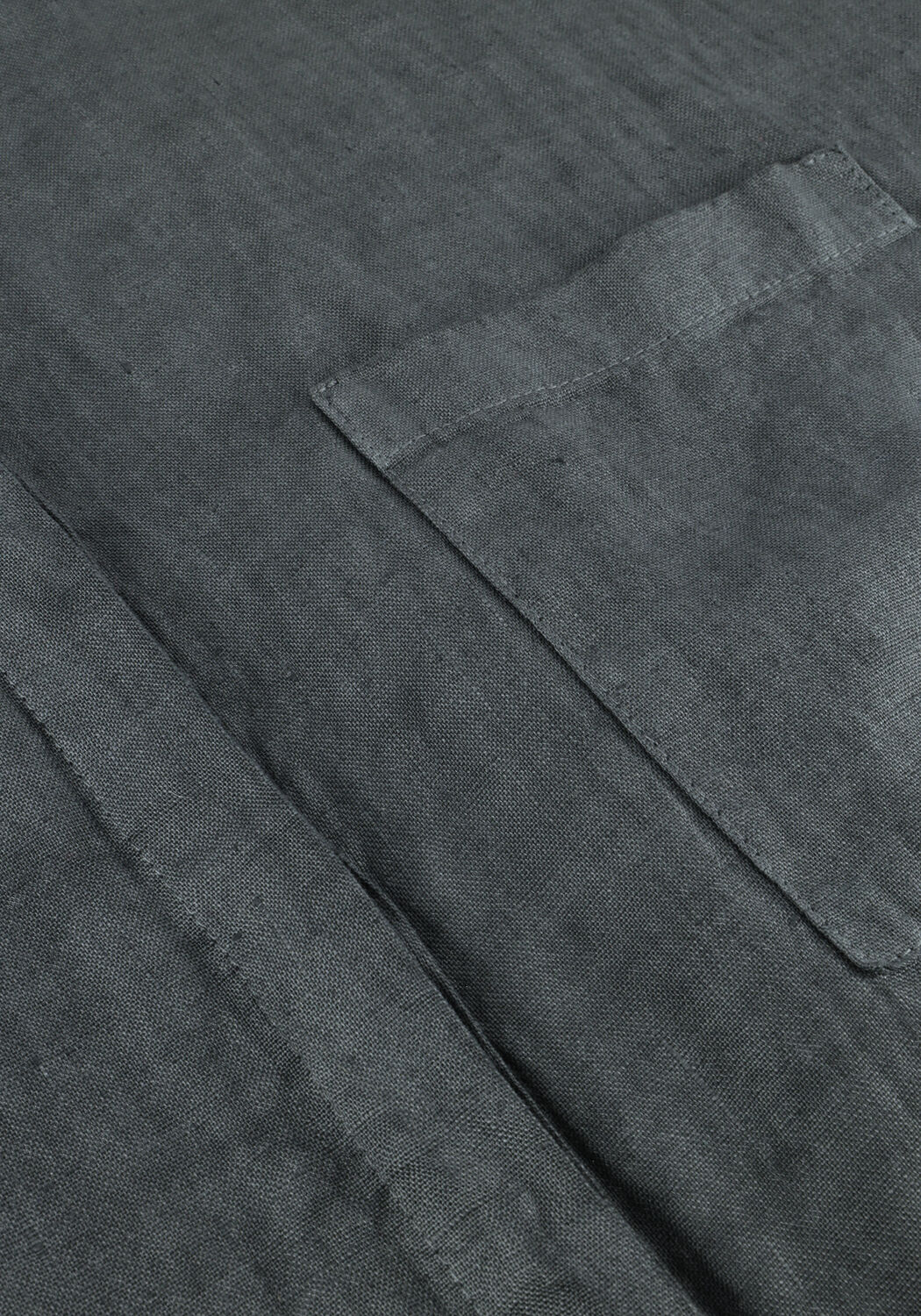 Dunkelgr&uuml;n BY-BAR Minikleid HELLA LINEN DRESS - large