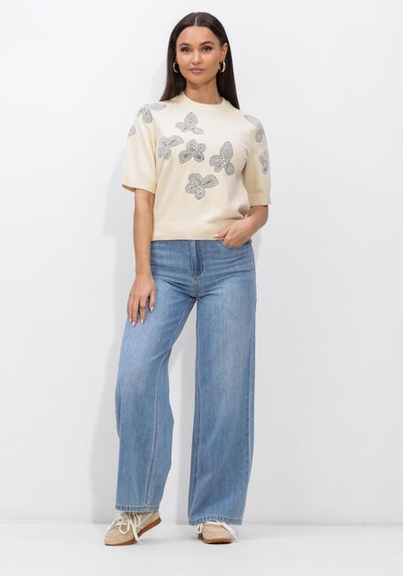 Creme OBJECT Pullover OBJLANEY RUBIN SS PULLOVER - large