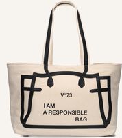 Beige V73 Shopper RESPONSIBILITY SHOPPING MUST - medium