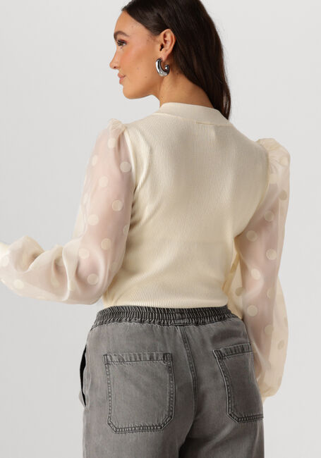 Creme Y.A.S. Top YASDOTME LS KNIT PULLOVER S. NOOS - large